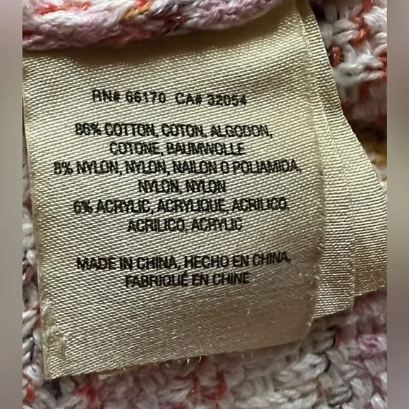 Moth by Anthropologie Pink Cream Knit Oversized Cardigan (Size M,runs large) - Picture 8 of 10